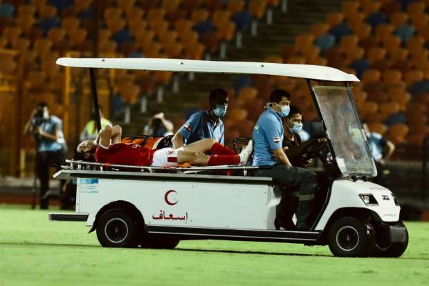 إصابة محمود متولي لاعب الأهلي